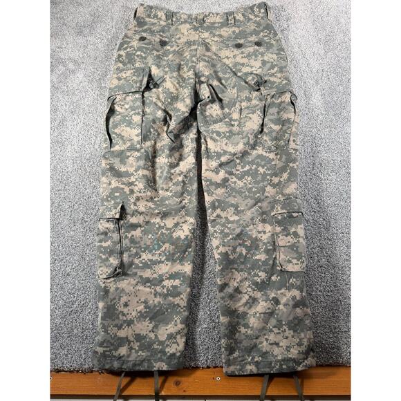 Army Combat Uniform Pants 34X29.5 Tactical Cargo Insect Repellent Digital Camo - Picture 2 of 12